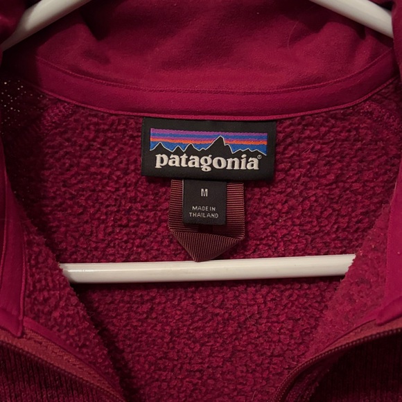 Patagonia Raspberry 1/4-Zip Fleece Top - Picture 3 of 3